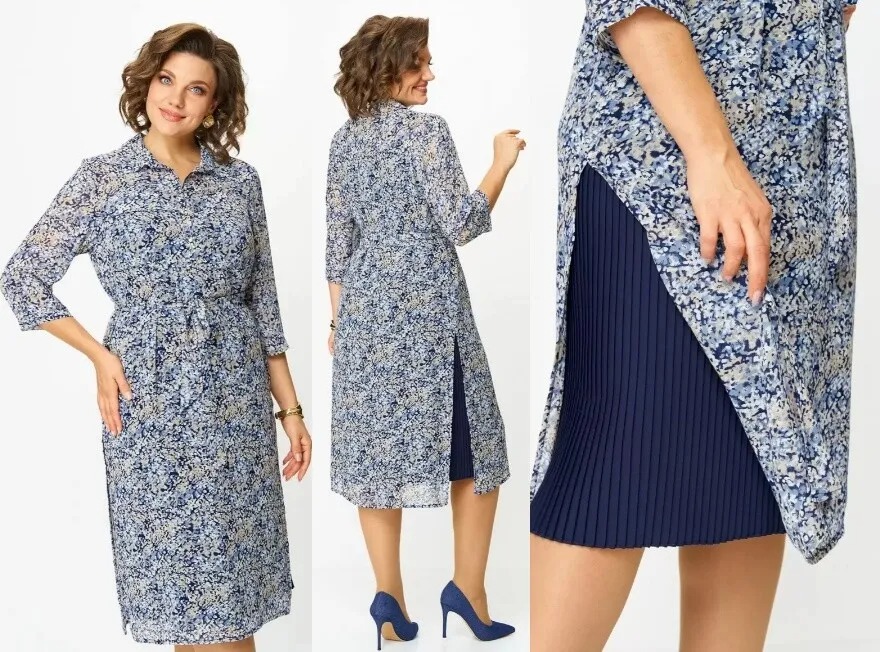 Комплект, платье, туника Lady Style Classic 1861/6