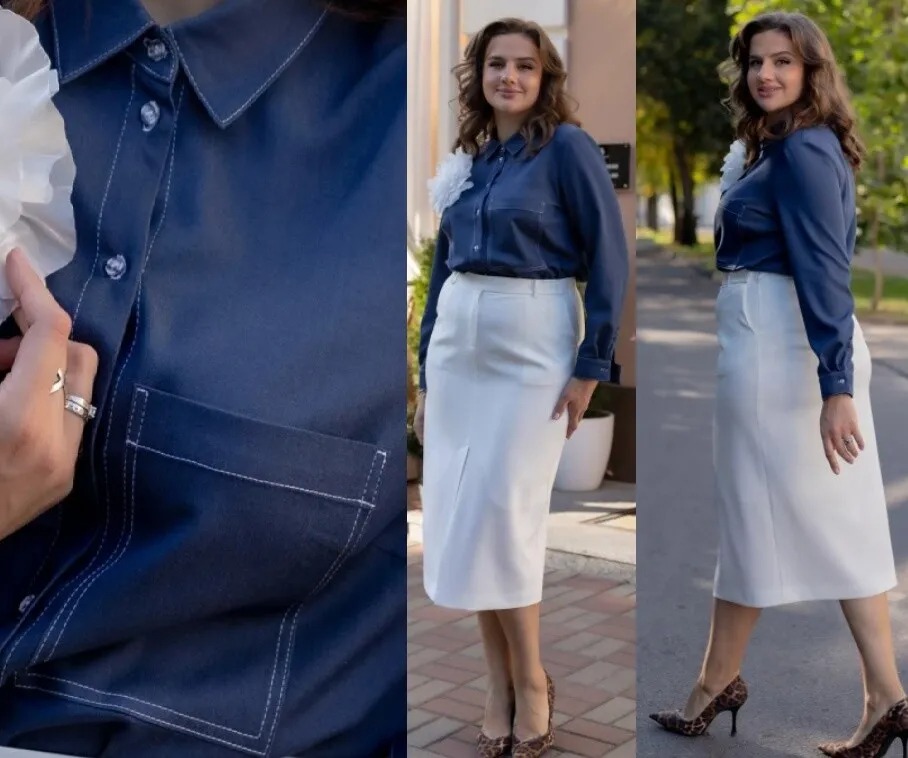 Рубашка, комплект Andina City 5027-25