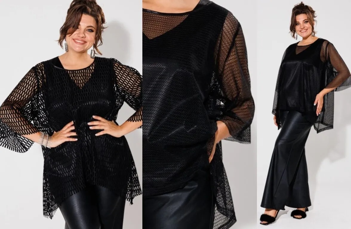 Блуза, топ Anelli 1329ч