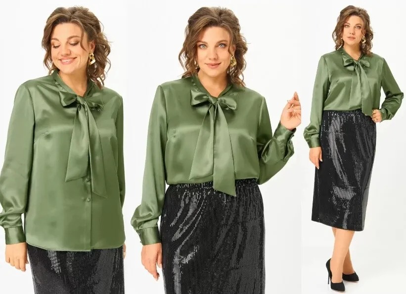 Блузка, рубашка Andina City 5042-25