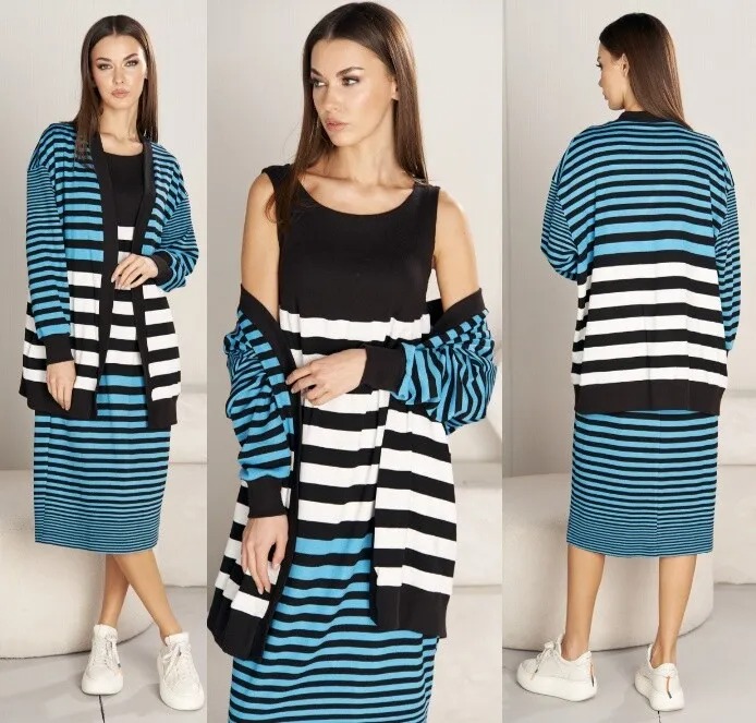 Комплект, платье, кардиган Fantazia Mod 4699