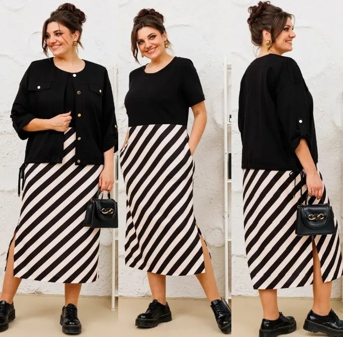 Комплект, жакет, платье Romanovich Style 3-2713