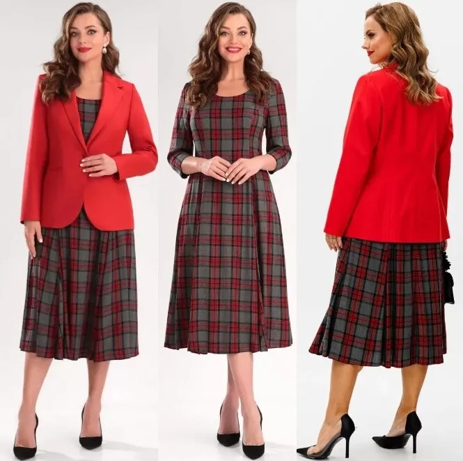 Комплект, платье, жакет Urs 22-898-6