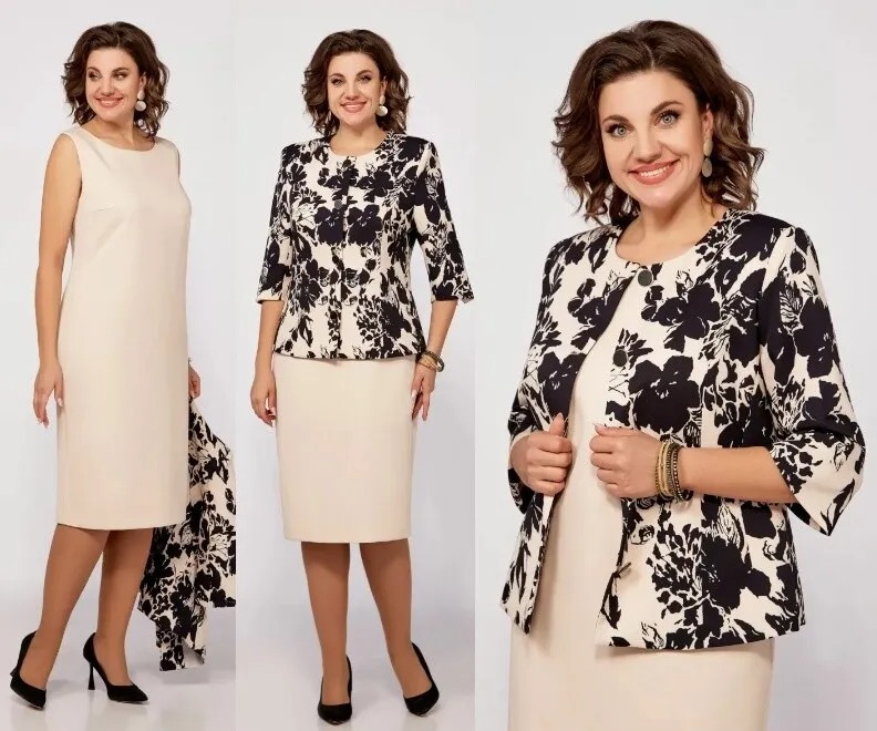 Комплект, жакет, платье Swallow 797