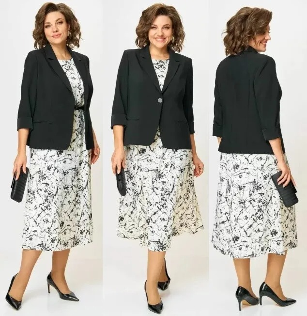 Комплект, жакет, платье Karina Delux M-1385