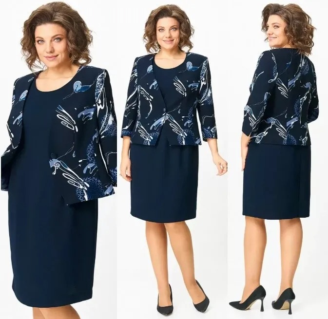 Комплект, платье, жакет Zlata 4460