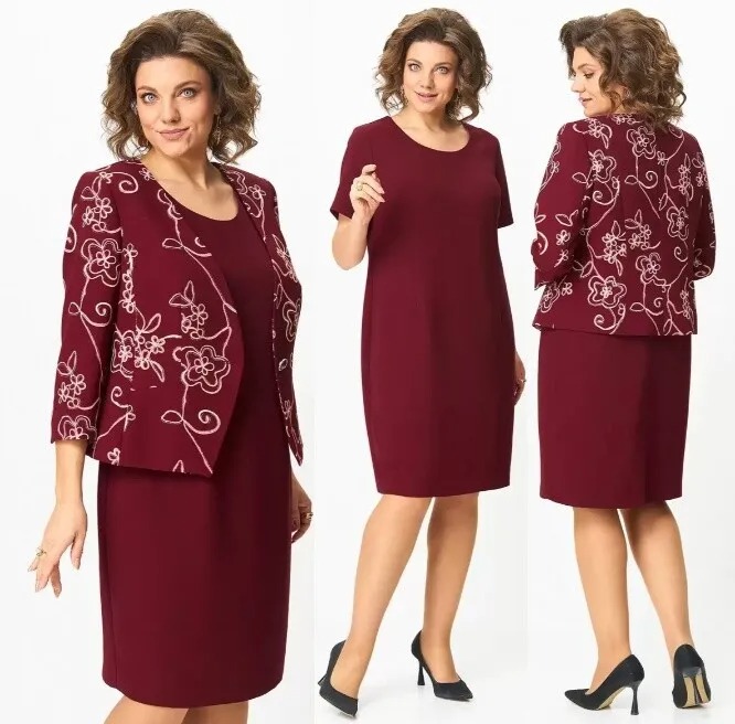 Комплект, платье, жакет Zlata 4460-2
