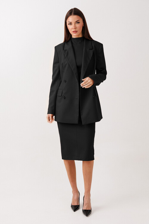 Жакет, платье V&N Fashion 1109_черный