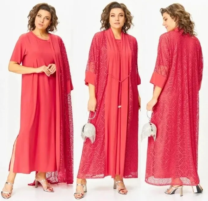 Комплект, кардиган, платье Michel Chic 1417К