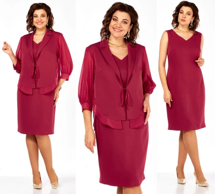 Комплект, платье, жакет Lady Style Classic 3123к